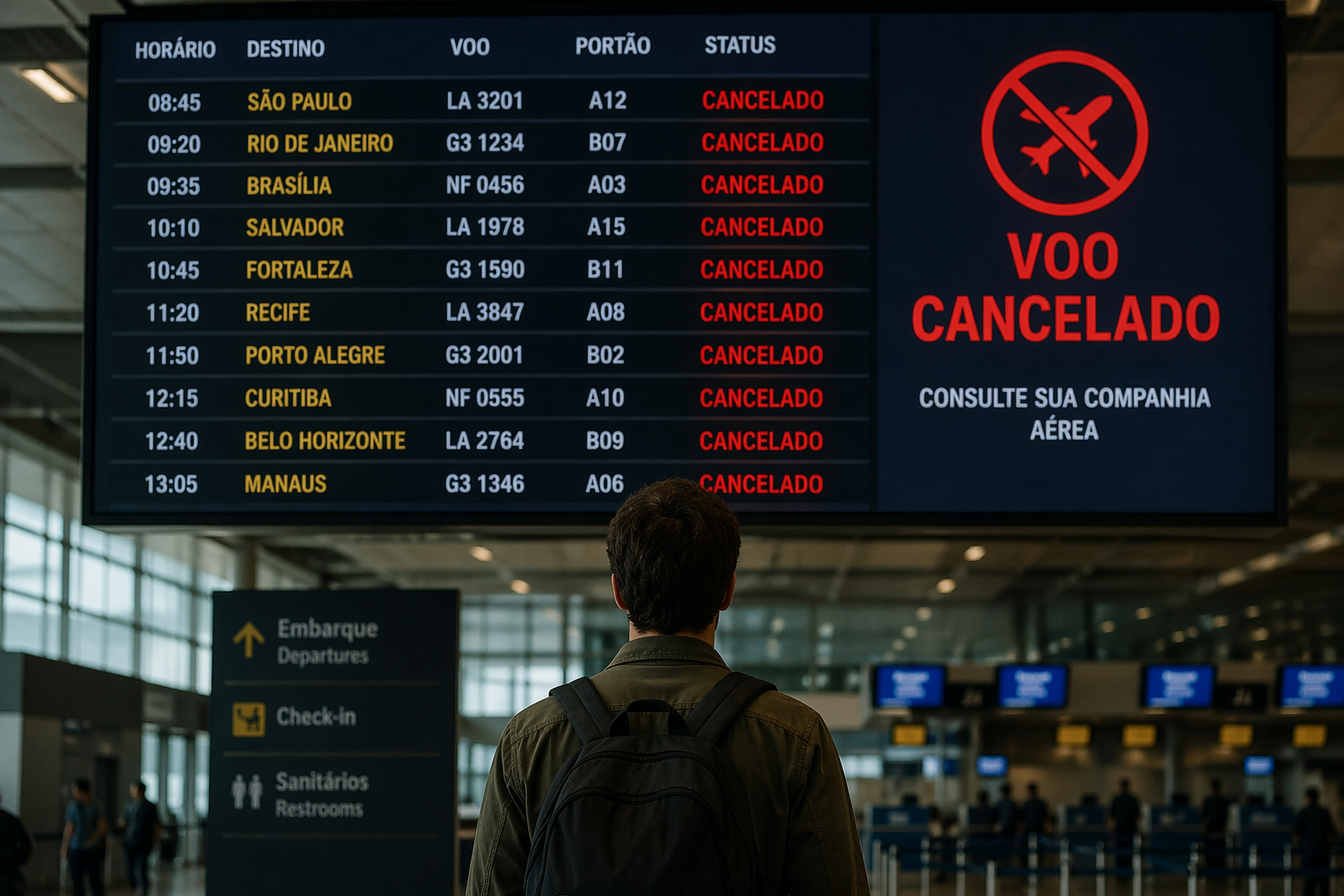 cancelamento de voo direitos