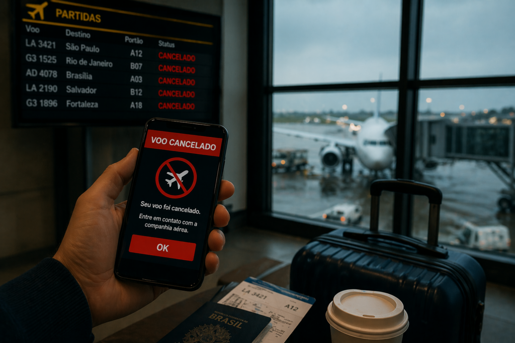 cancelamento de voo direitos