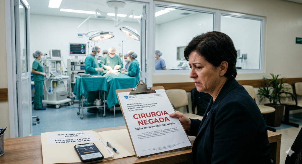 Cirurgia negada pelo plano de saúde