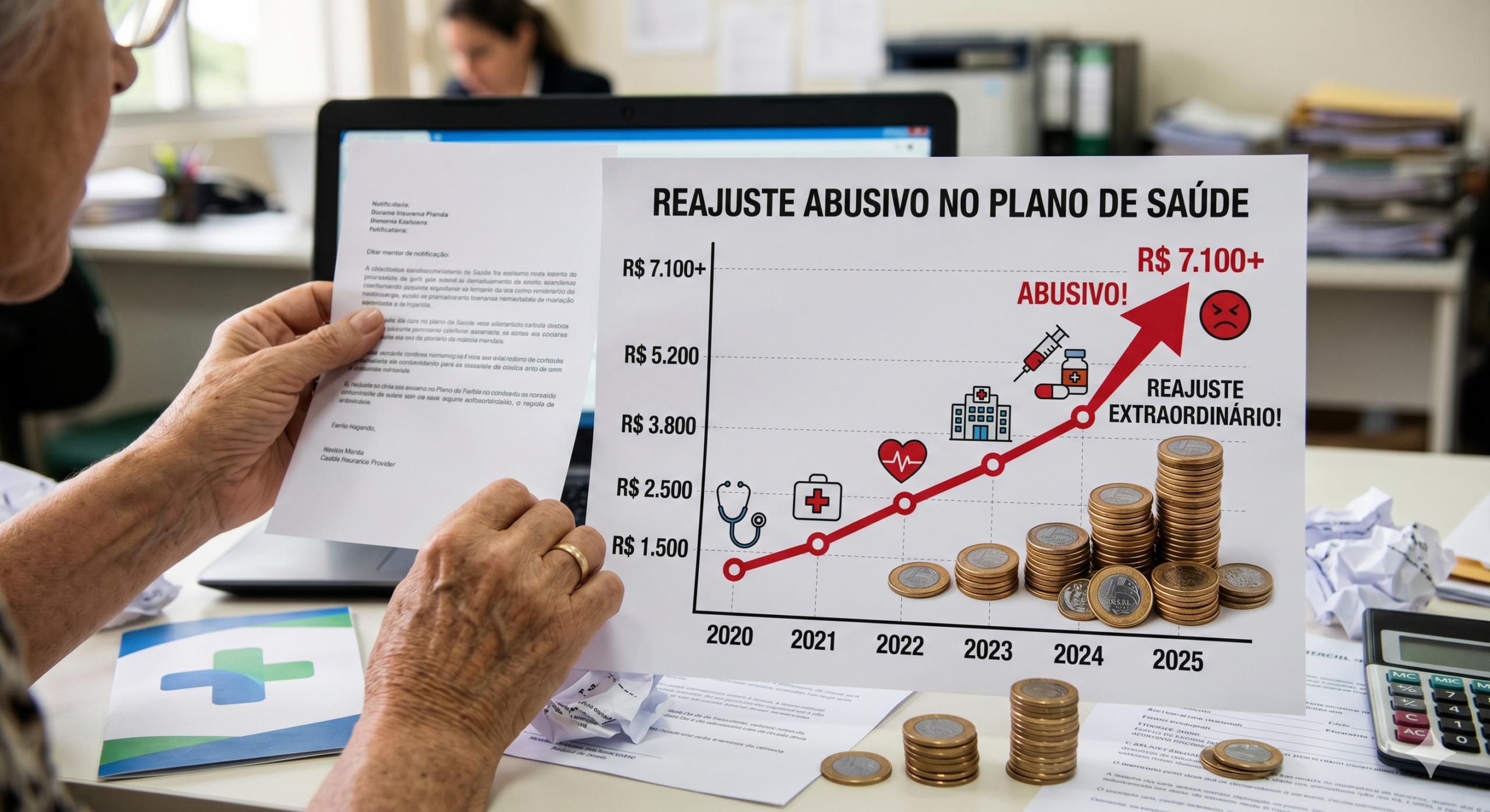 Reajuste abusivo no plano de saúde